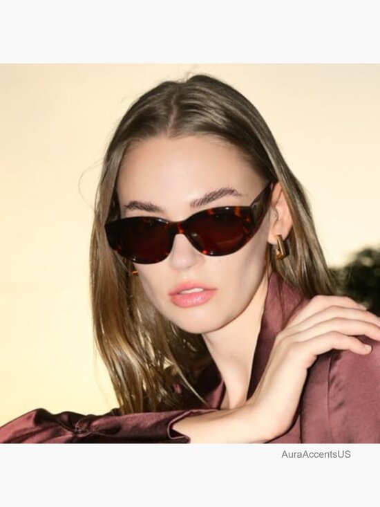 Polarized Cat Eye Sunglasses Women Round Retro Shades UV Protection main image 4
